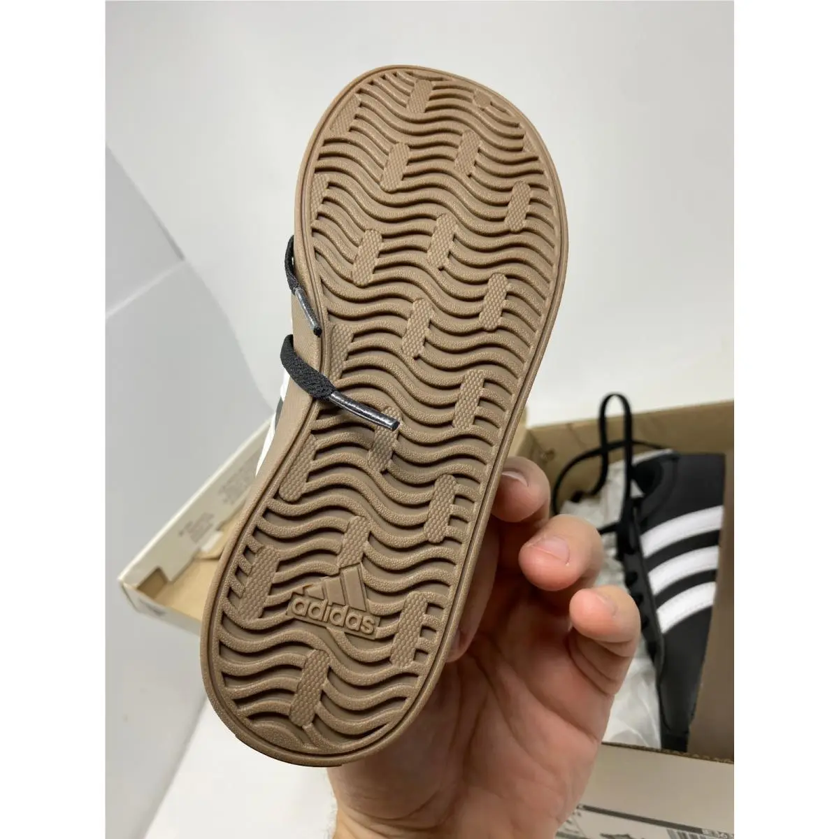 Adidas shoes - VL Court 3.0 K - Court - IE3630 - Black, White, Brown 4