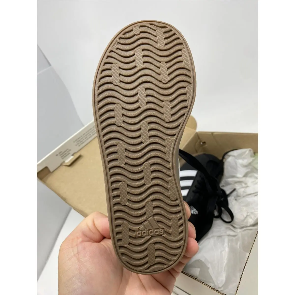 Adidas shoes - VL Court 3.0 K - Court - IE3630 - Black, White, Brown 6