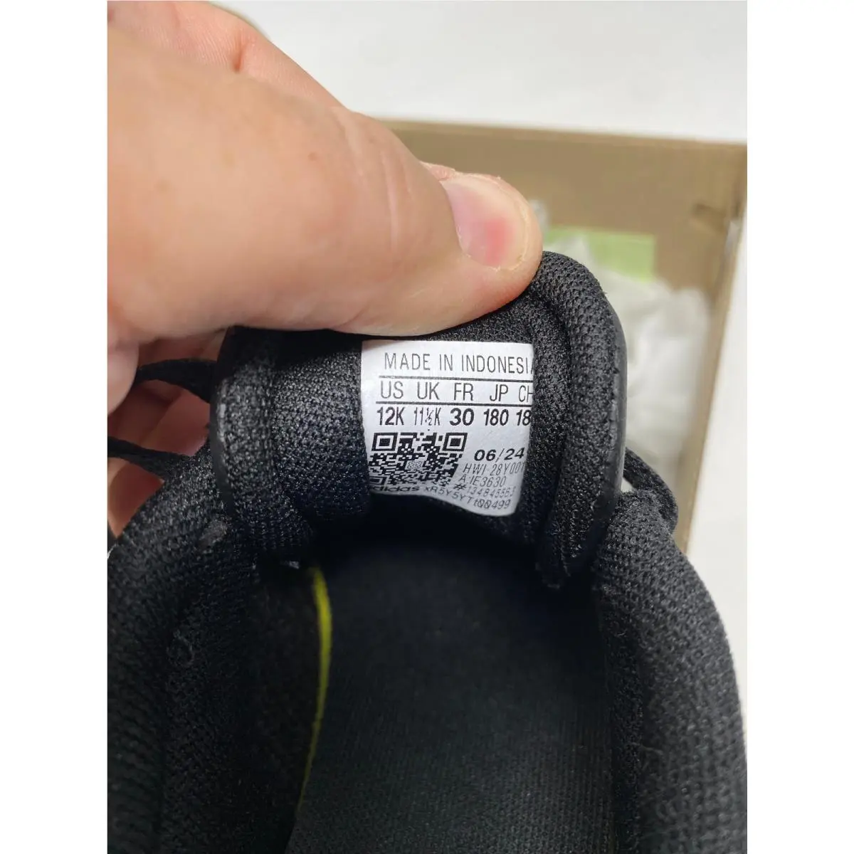 Adidas shoes - VL Court 3.0 K - Court - IE3630 - Black, White, Brown 7