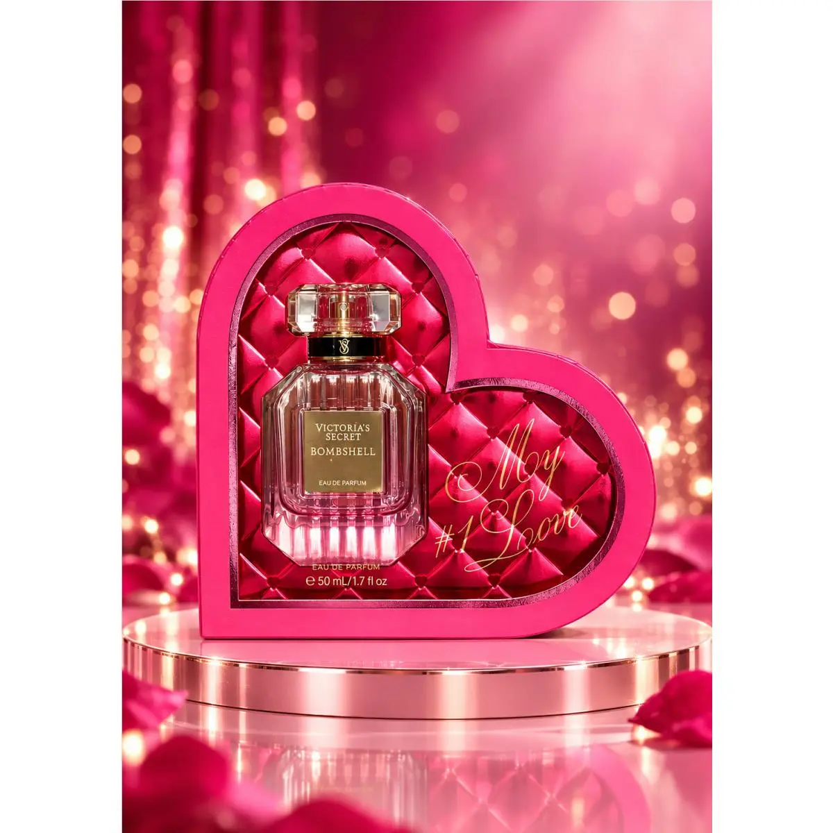 Bombshell Perfume Victoria`s Secret 1.7 Oz 50 ml Edp Eau De Parfum Spray Heart by Victoria's Secret