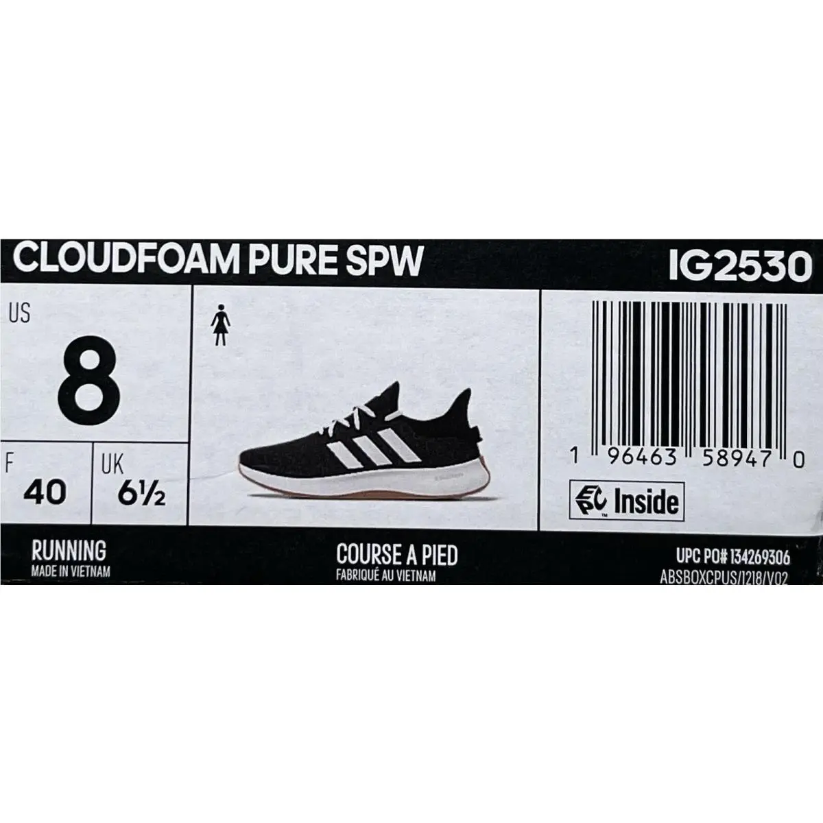 Adidas shoes - adidas Cloudfoam - Cloudfoam - Gray (UPC: 196463589470) 9