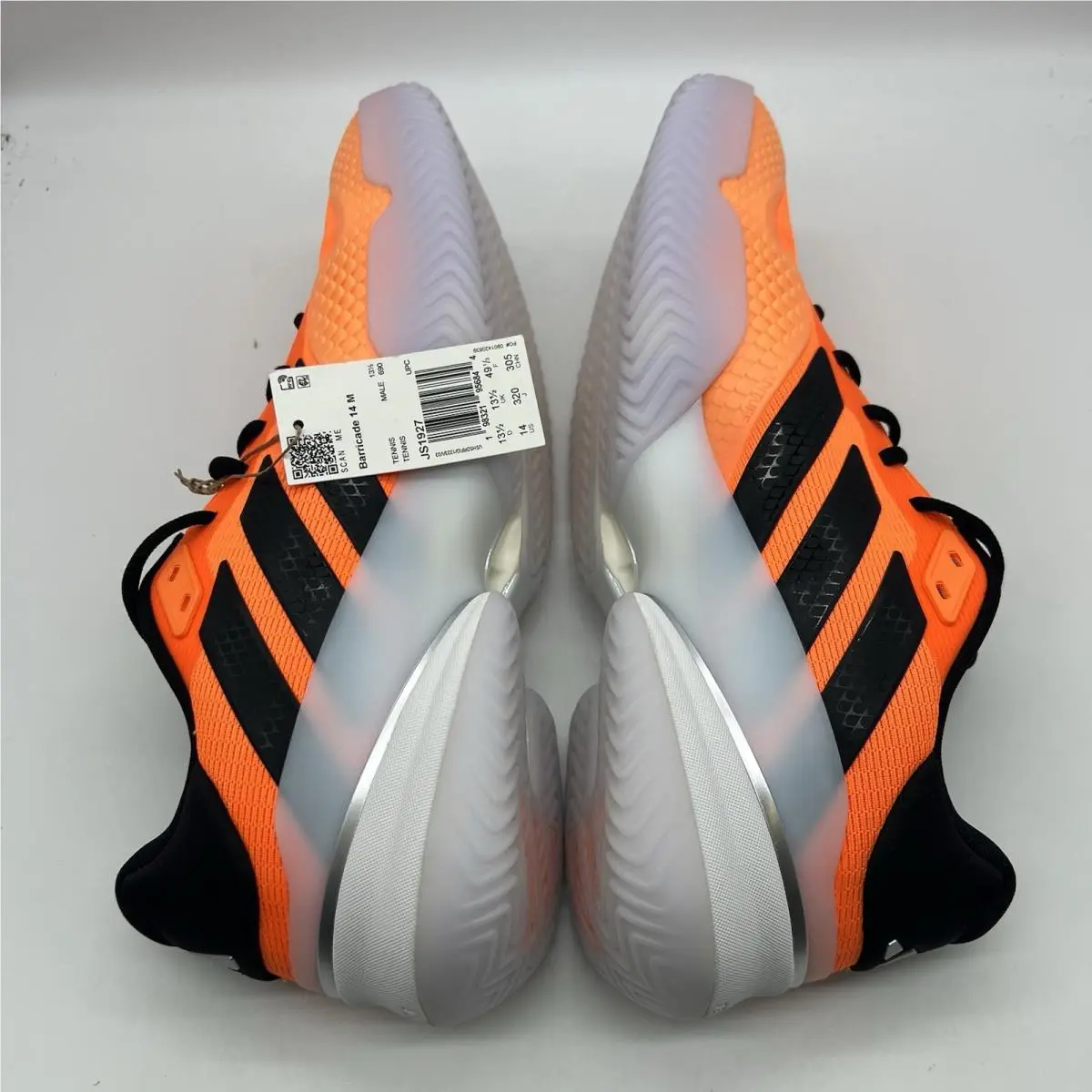Adidas shoes - adidas Barricade - Barricade - JS1927 - Black, Orange (UPC: 198321956837) 4