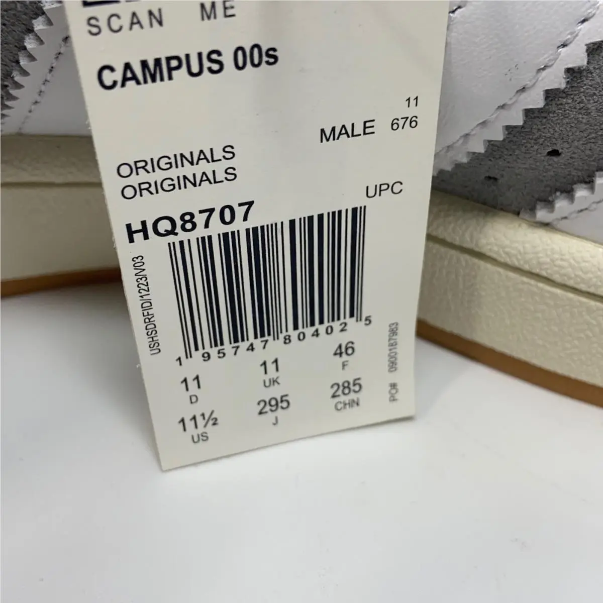 Adidas shoes - Grey/White (UPC: 195747804025) 3