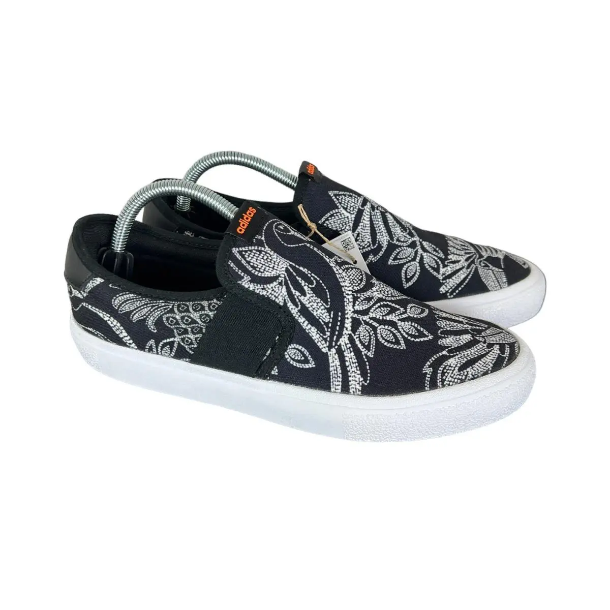 Adidas VULCRAID3R Slip-on Men`s 8/ Women`s 9 Black White Print