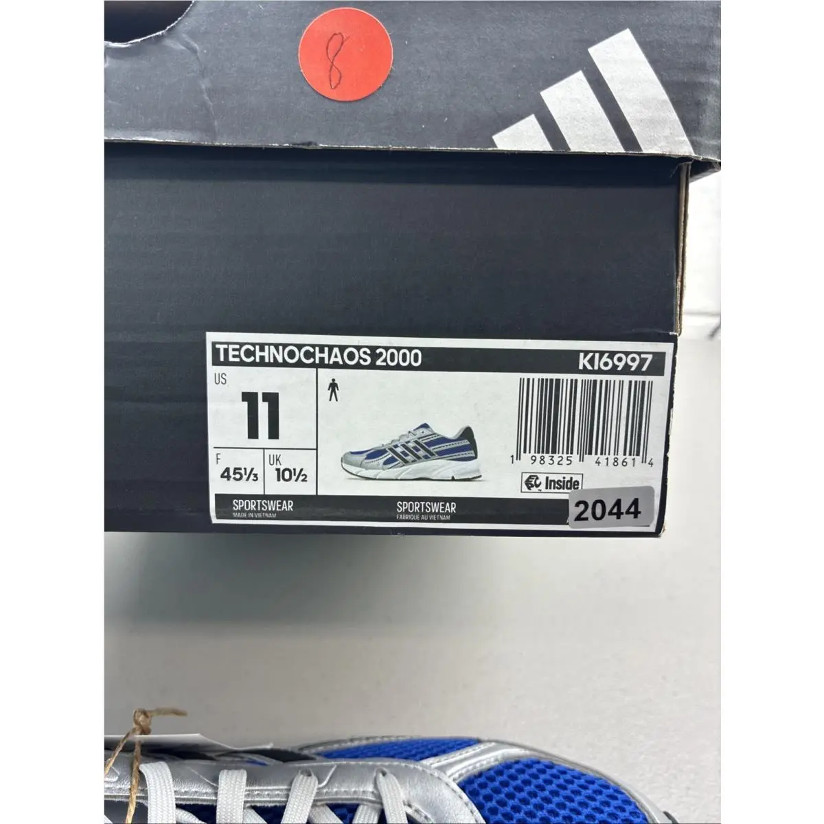Adidas shoes - adidas Technochaos 2000 - Technochaos - KI6997 - Blue, Silver, Black, White 4