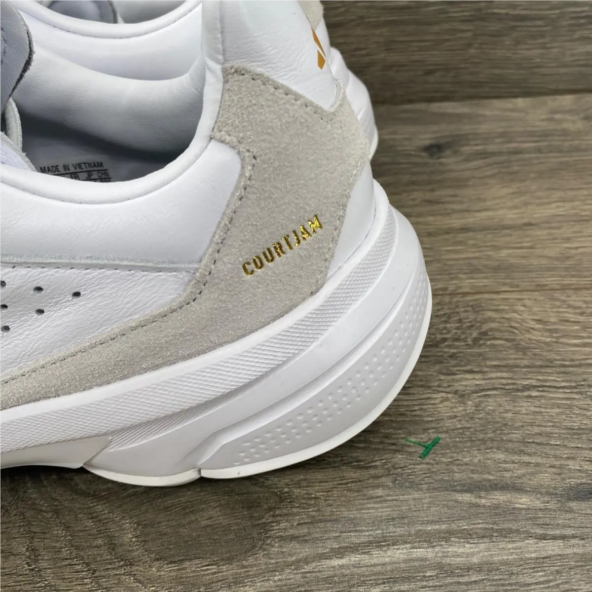 Adidas shoes - CourtJam Control 3 - CourtJam Control - White 4