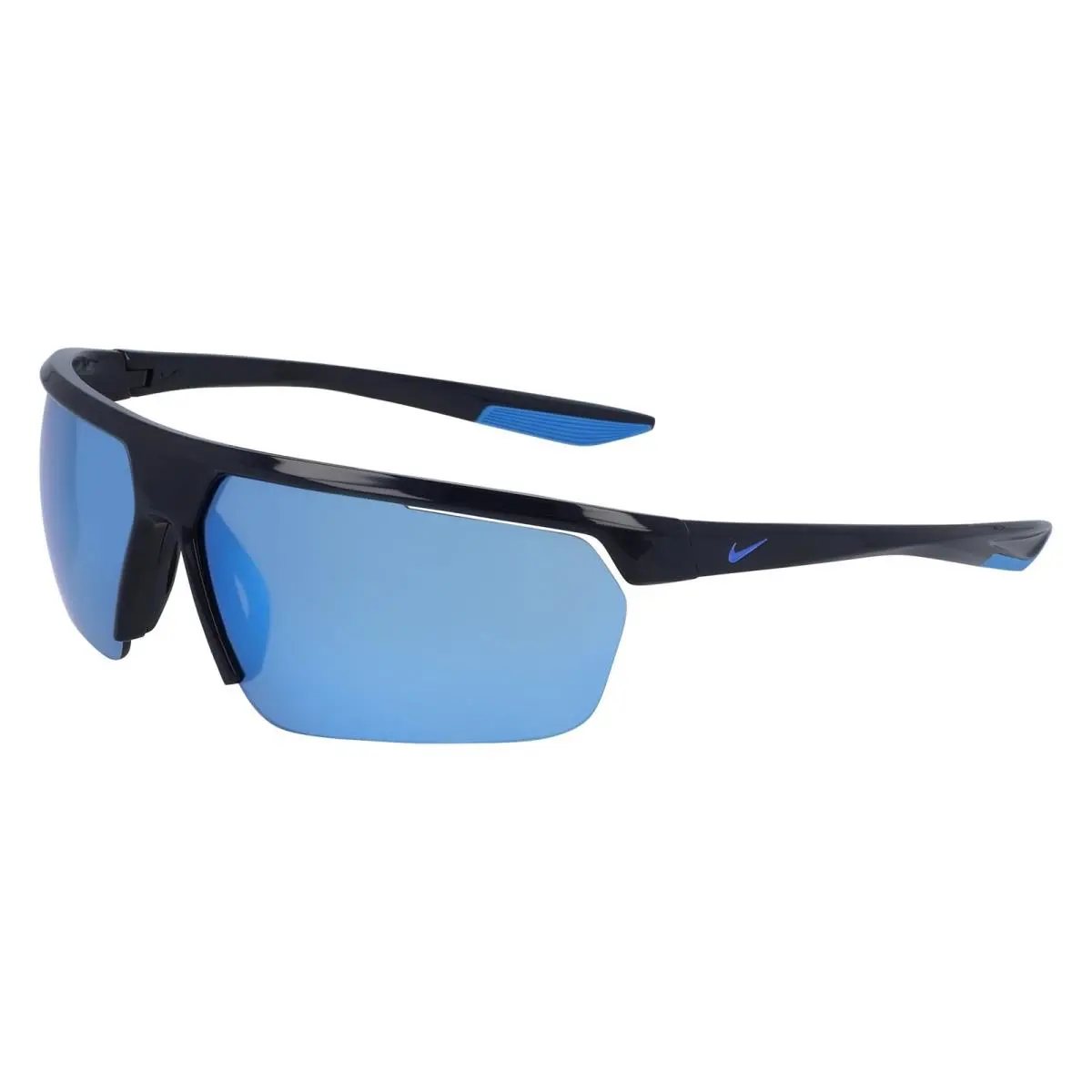 Gale Force M CW4668 451 Navy Blue Mirror Sunglasses 71mm Unisex by Nike