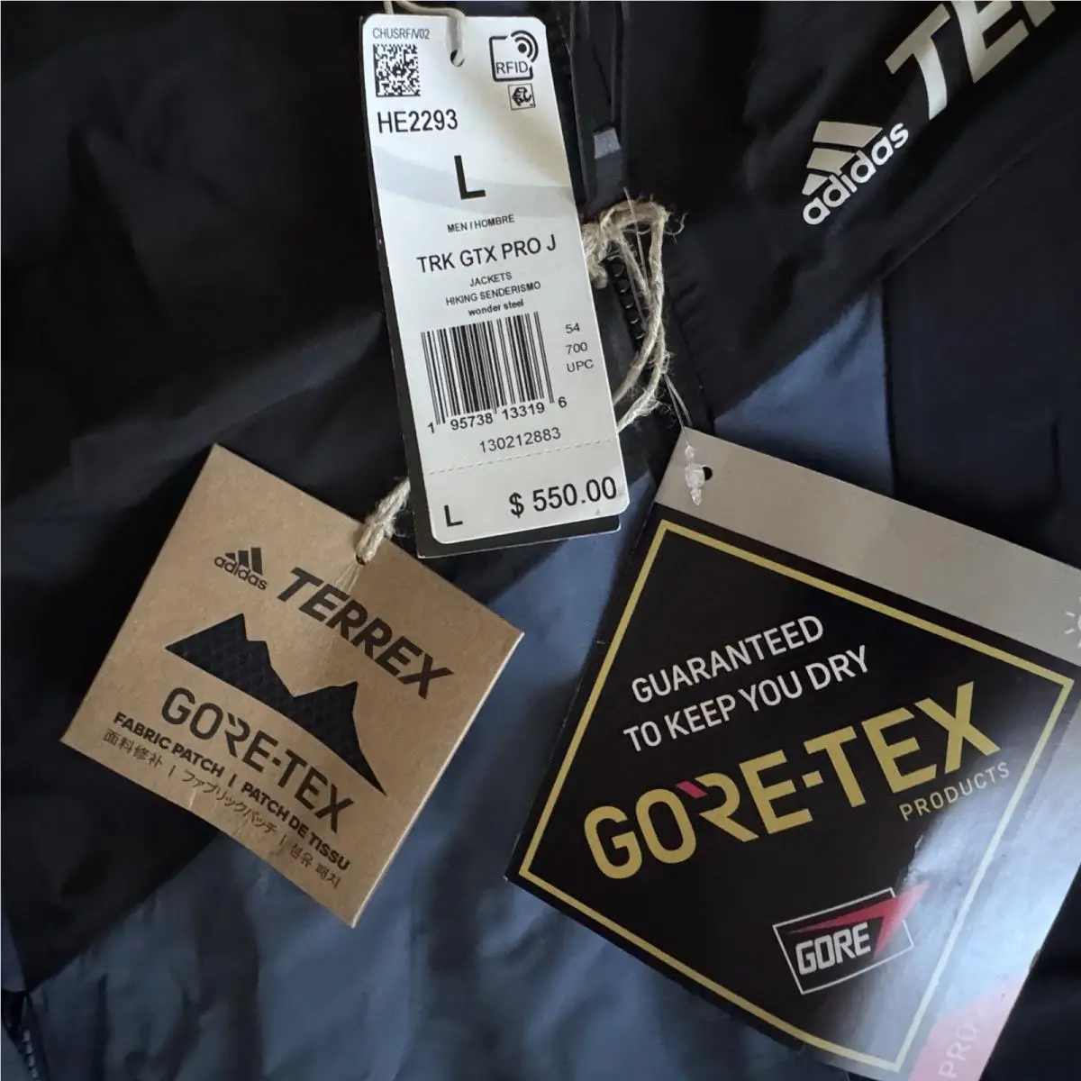 Adidas clothing - Adidas Terrex Techrock - Terrex Techrock - HE2293 - Wonder Steel 1