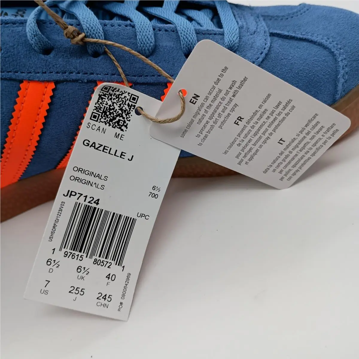 Adidas shoes - adidas Gazelle J - Gazelle - Blue 7