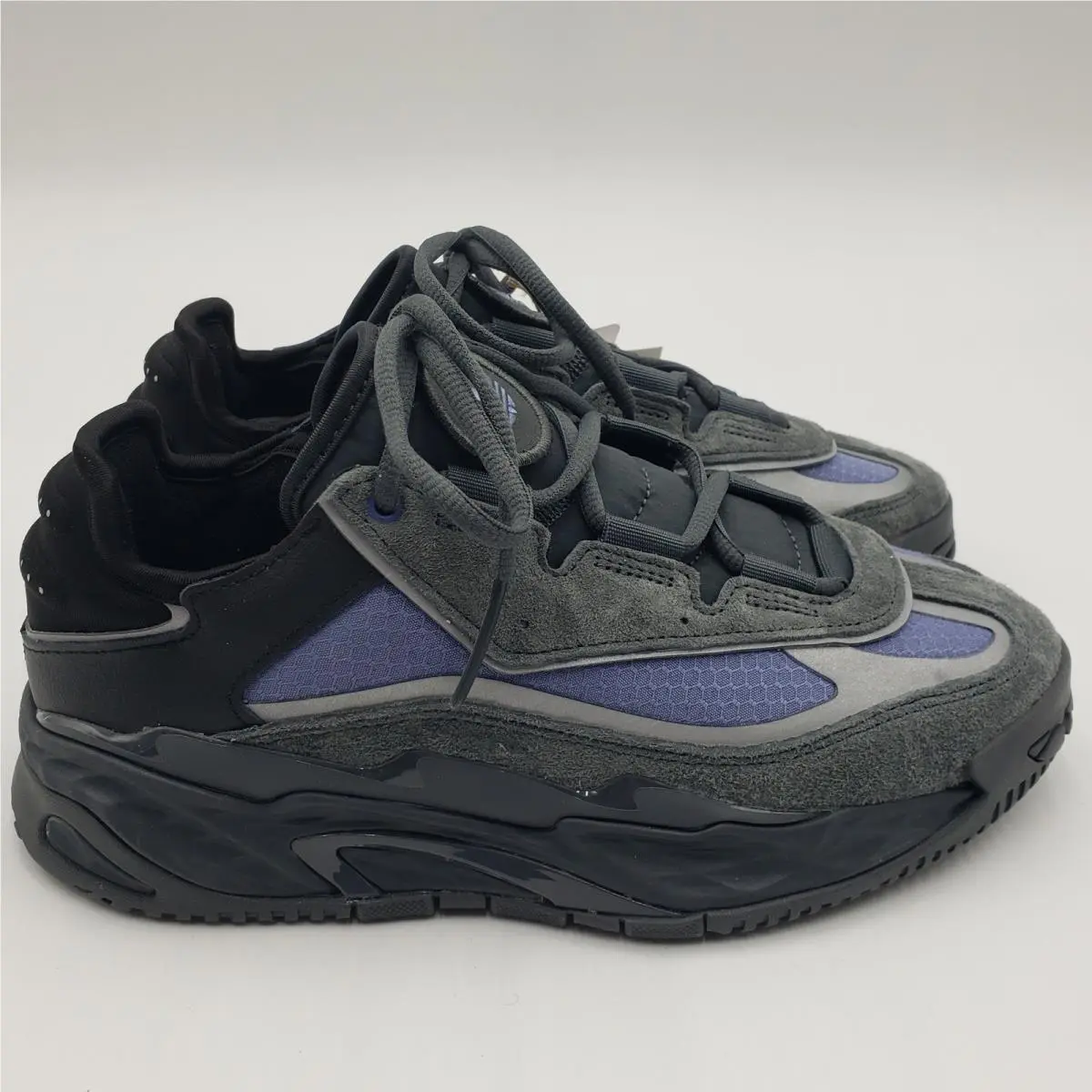 Adidas Niteball Carbon Orbit Violet Sneakers Mens Sz 5.5 Suede Athletic Shoes