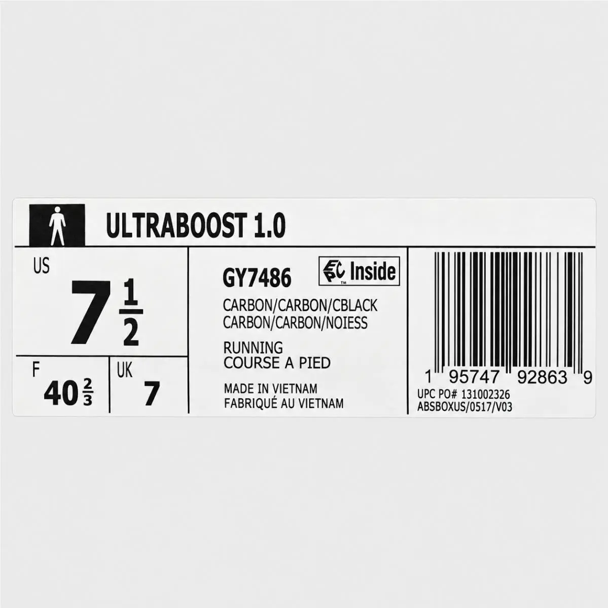 Adidas shoes - adidas Ultraboost 1.0 - Ultraboost - GY7486 - Black (UPC: 195747928639) 5
