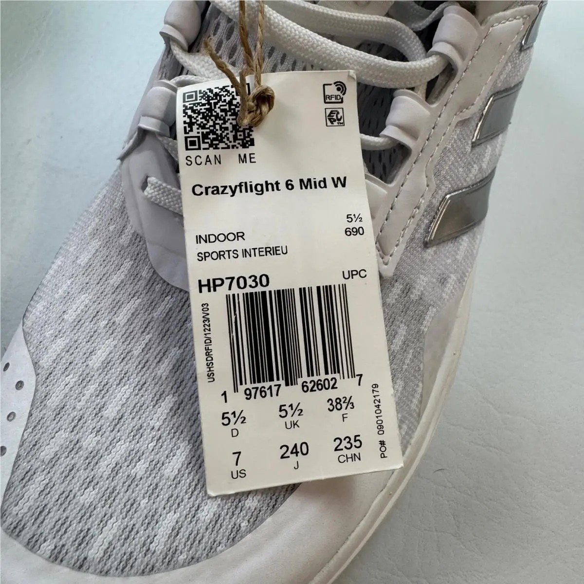 Adidas shoes - Crazyflight 6 Mid W - Crazyflight Mid - White 1