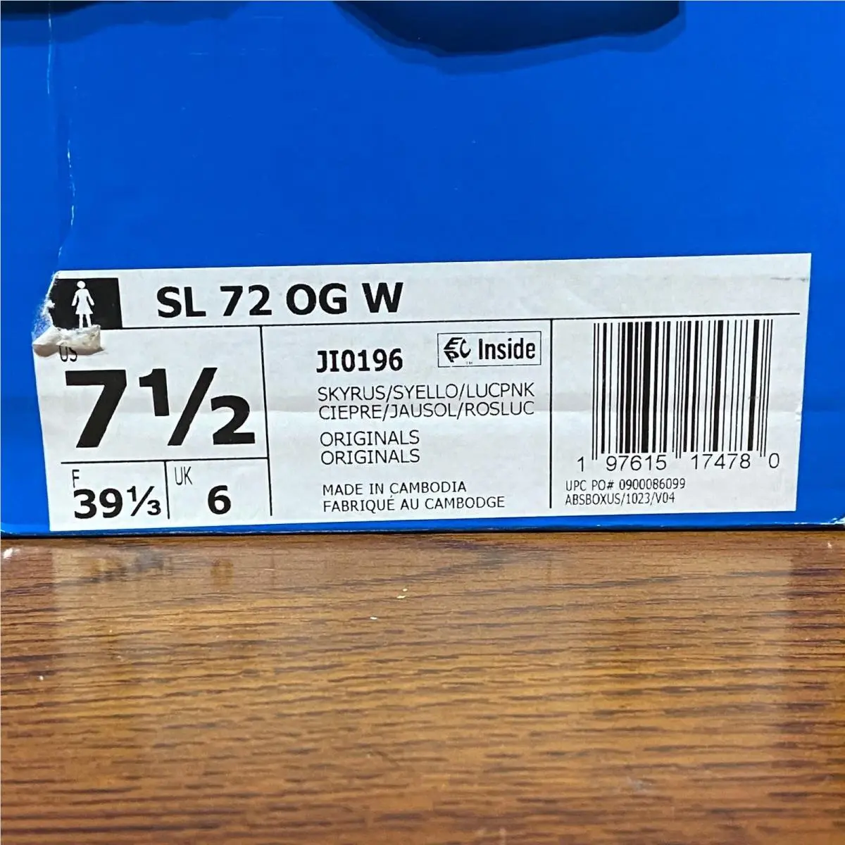 Adidas shoes - adidas SL 72 OG W - Blue 7