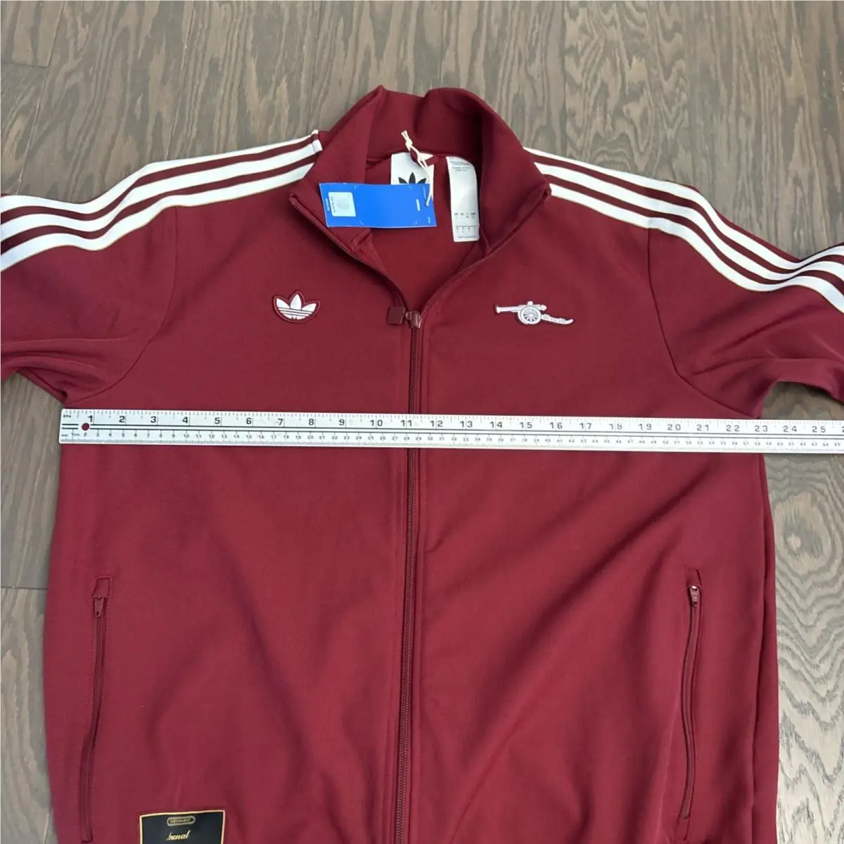 Adidas clothing - Adidas Originals Arsenal Icon Track Top - JM9390 - Burgundy 9