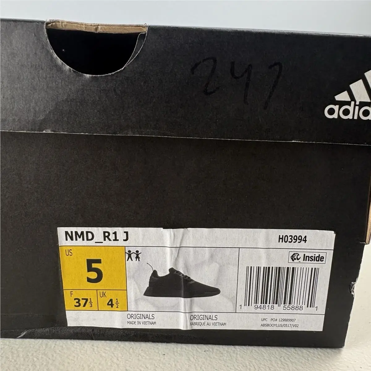 Adidas shoes - adidas NMD R1 - NMD - H03994 - Black 6