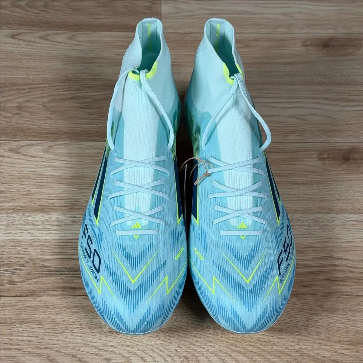 Adidas shoes - Adidas F50 Sparkfusion Elite SG Soccer Cleats - JR8900 - Blue (UPC: 198321807047) 2