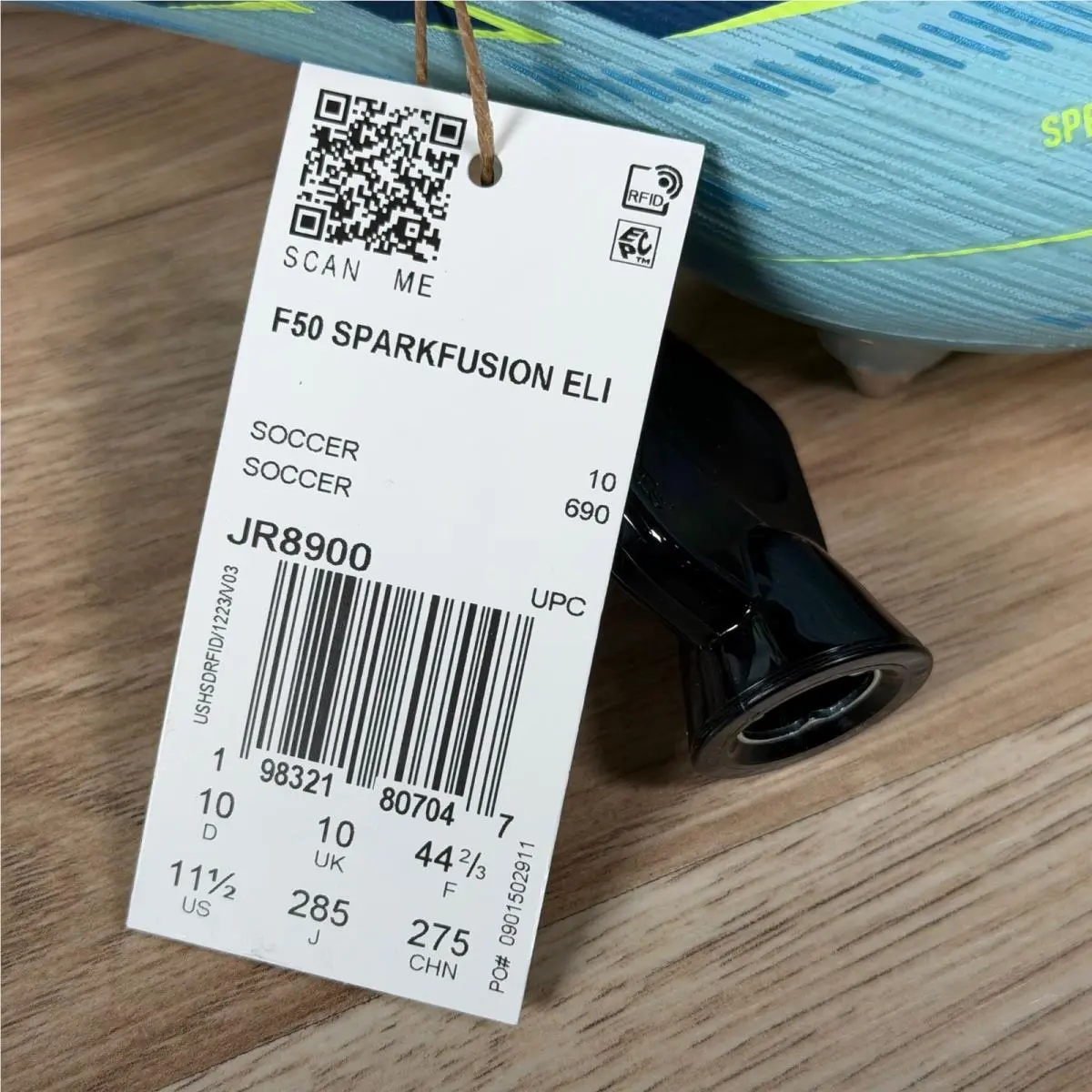 Adidas shoes - Adidas F50 Sparkfusion Elite SG Soccer Cleats - JR8900 - Blue (UPC: 198321807047) 6