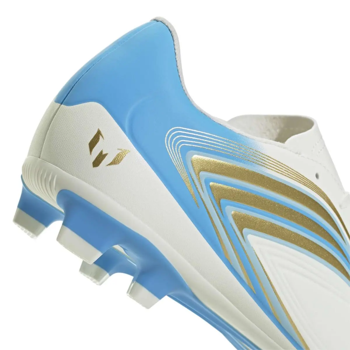Adidas shoes - adidas F50 Messi Club Firm Ground  Multi Ground Soccer Cleats - SB1158-IH1913 - Beige (UPC: 198328167496) 5