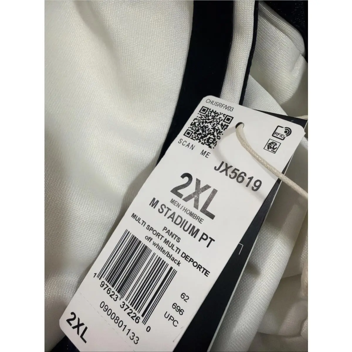 Adidas clothing - adidas Stadium Track Top - Stadium Track Top - JX5618 JX5618 jX5619 - Off White / Black 11