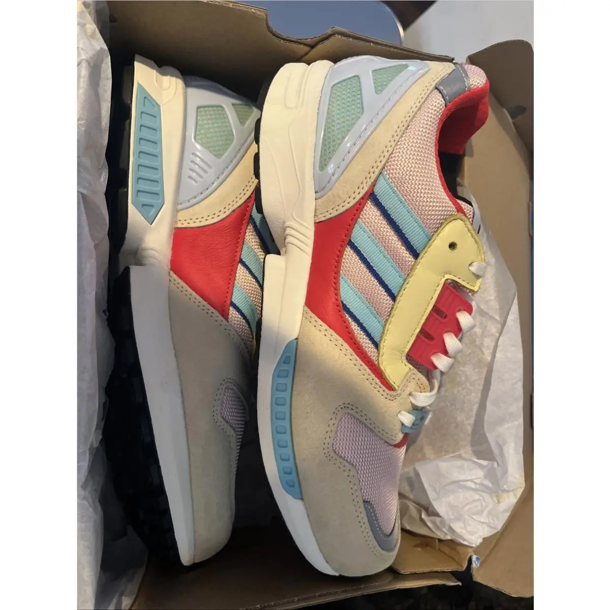 Adidas shoes - adidas ZX 8000 Vapour Pink Easy Yellow - EF4367 - Multicolor 1