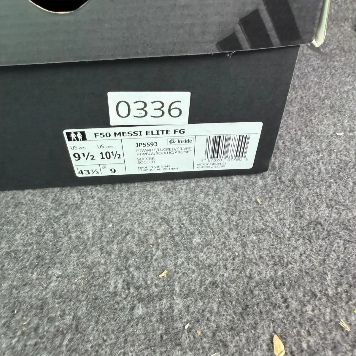 Adidas shoes - adidas F50 Messi Elite FG JP5593 FTWWHT/LTCRD/SILVMT - White 7