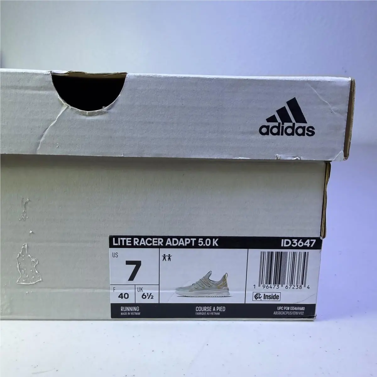 Adidas shoes - Lite Racer Adapt 5.0 K - Multicolor 9