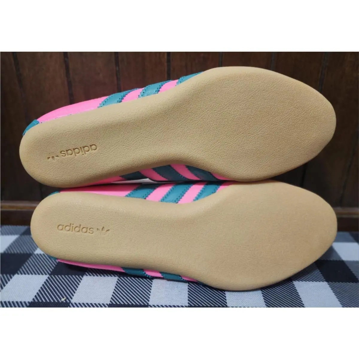 Adidas shoes - ADIDAS TOKYO - TOKYO - PINK WITH GREEN STRIPES 8