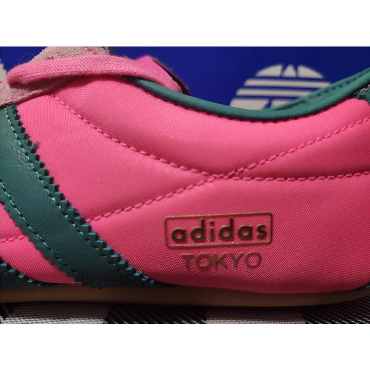 Adidas shoes - ADIDAS TOKYO - TOKYO - PINK WITH GREEN STRIPES 4