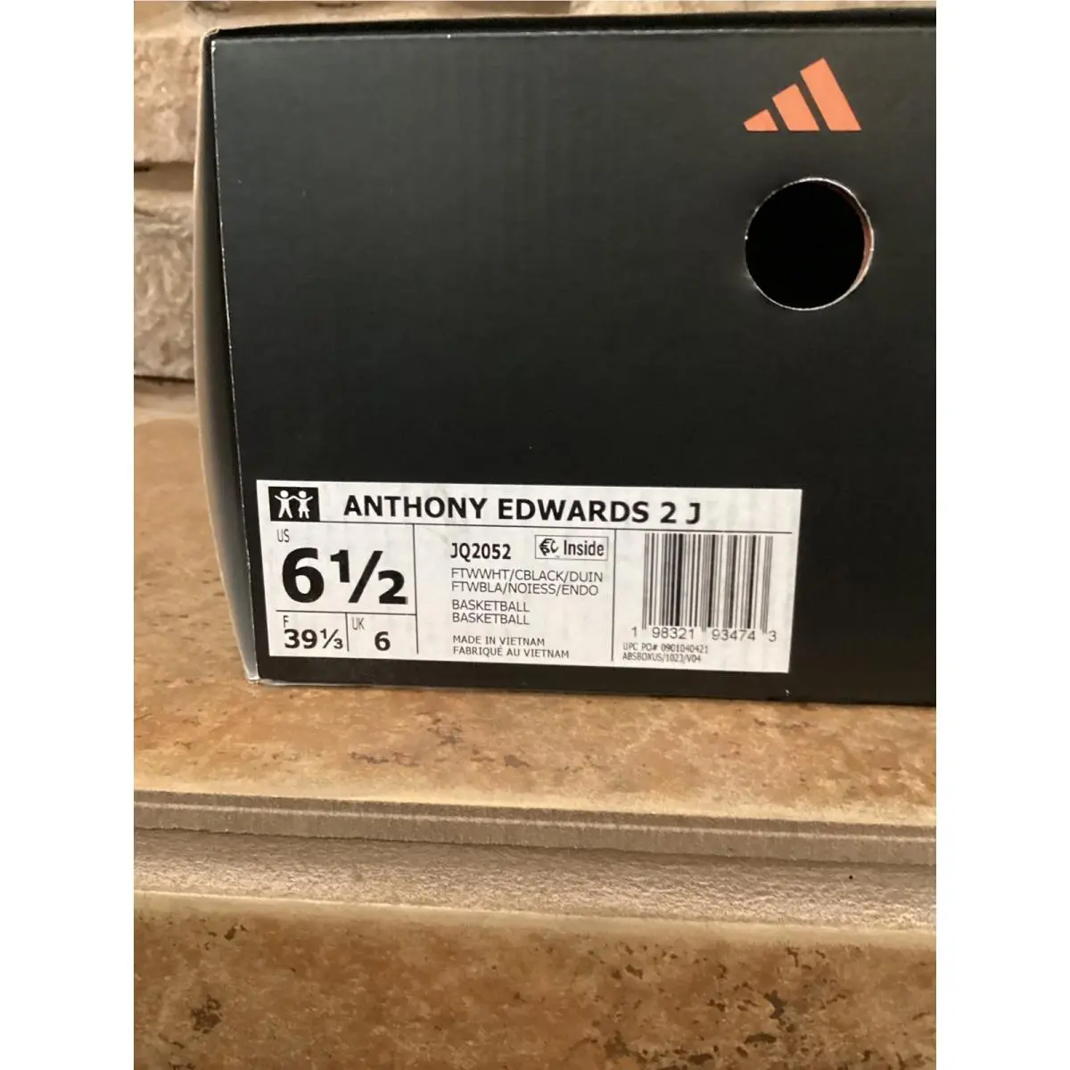 Adidas shoes - Anthony Edwards 1 Low - Anthony Edwards Low - White 6
