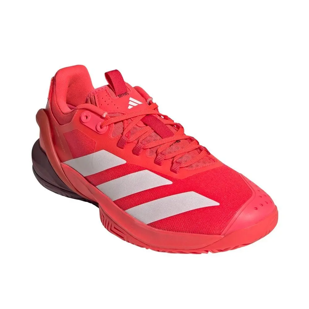Adidas Adizero Cybersonic 2 Tennis Pickleball Red Sneakers Athletic Shoes 9 - Red