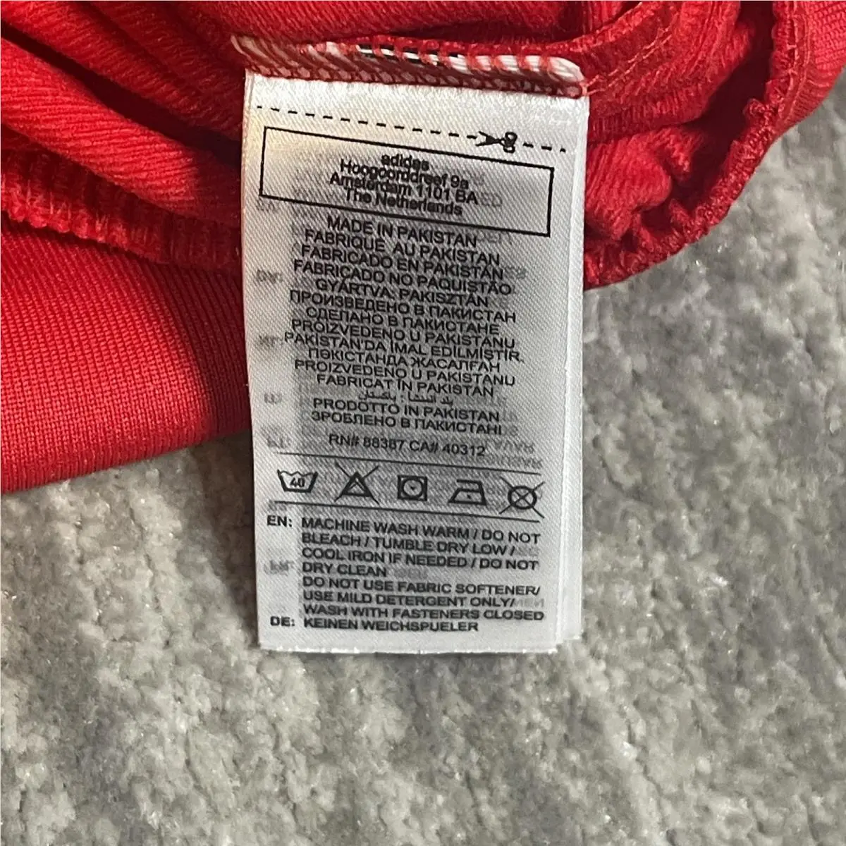Adidas clothing - Red 17