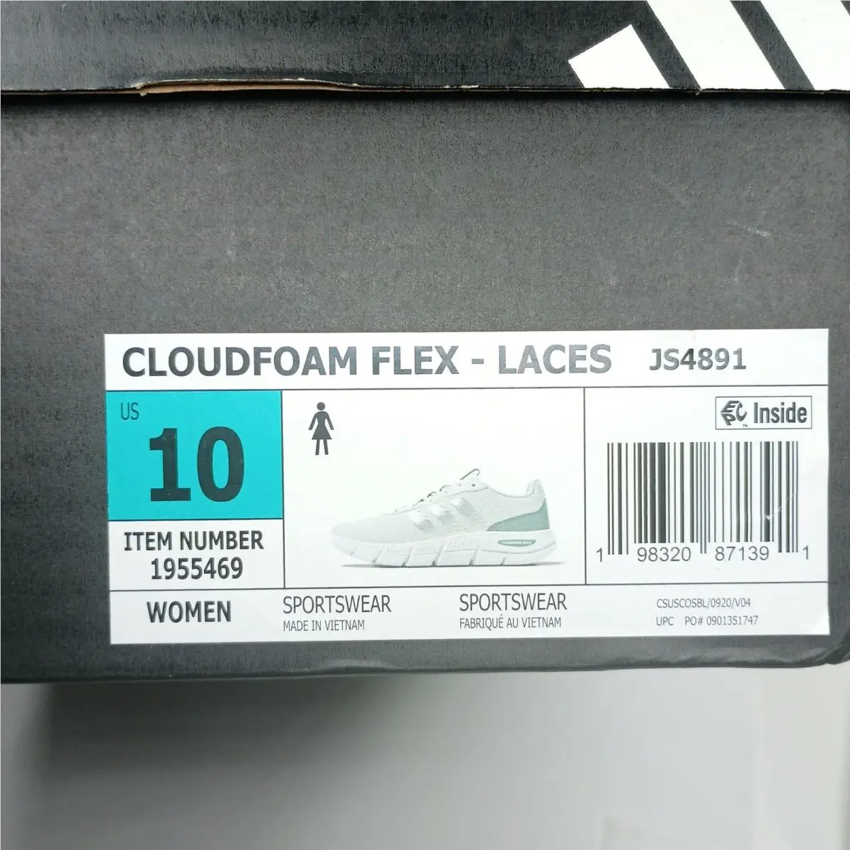 Adidas shoes - Cloudfoam Flex Laces - Cloudfoam Flex Laces - White 8