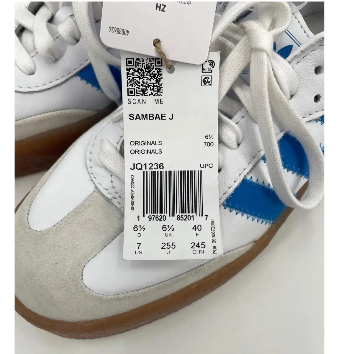 Adidas shoes - Adidas Sambae J - Sambae - White 8