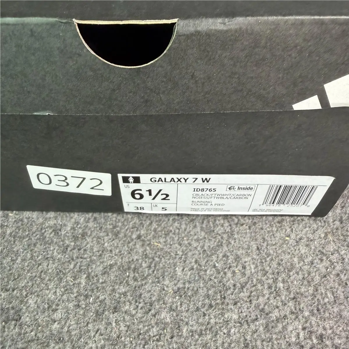 Adidas shoes - adidas Galaxy 7 W Core Black/Footwear White/Carbon ID8765 - ID8765 - Black 7