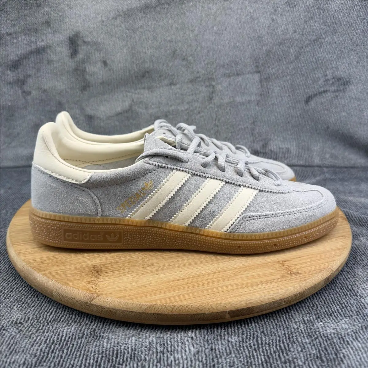 Adidas Handball Spezial Shoes Mens Size 8 Gray Suede Casual Sneakers IF7086