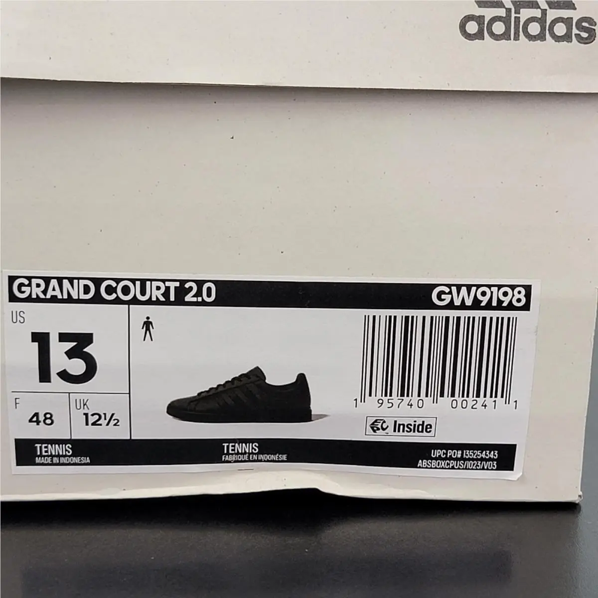 Adidas shoes - adidas Grand Court - Grand Court - GW9198 - Black 6