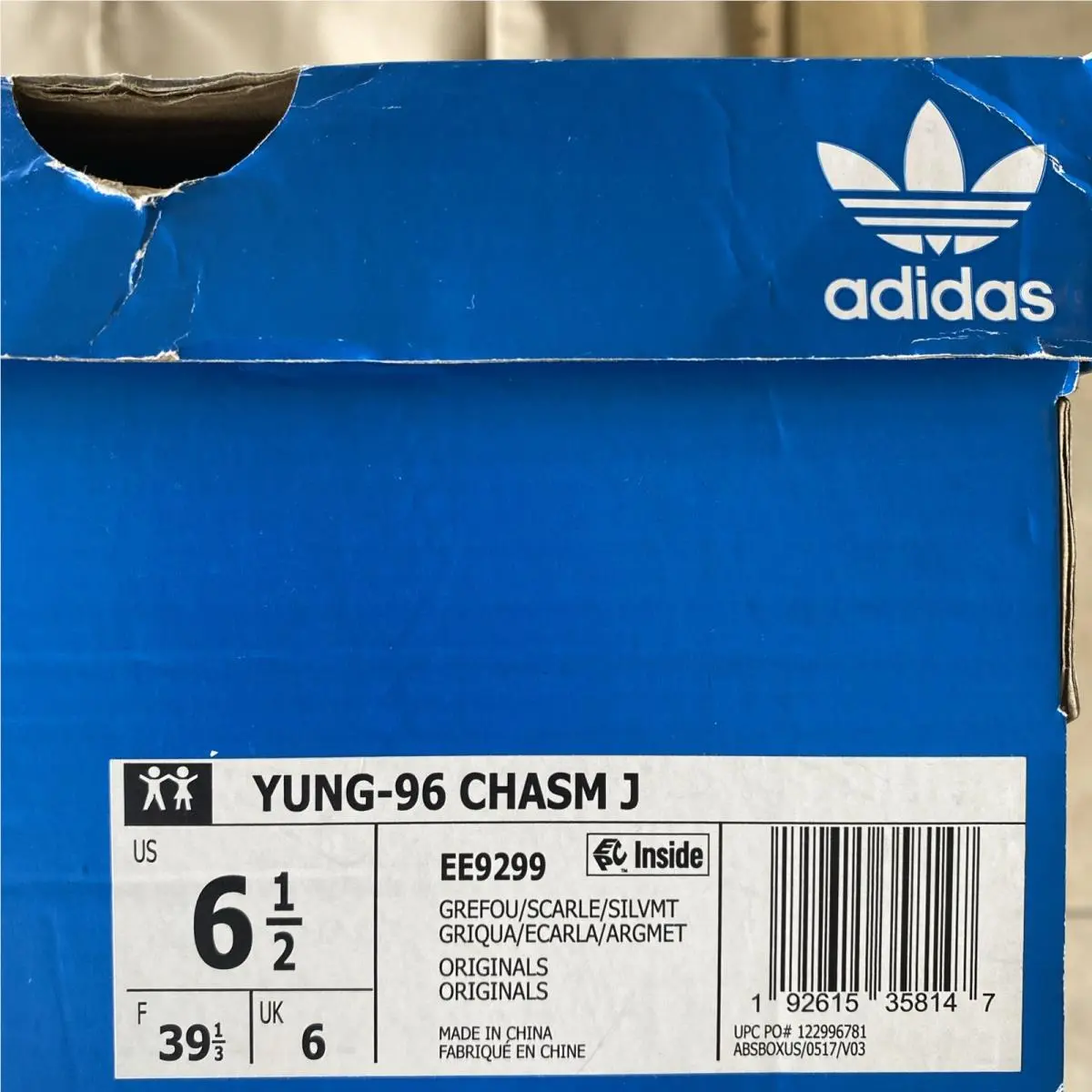 Adidas shoes - adidas Yung-96 - Silver 10