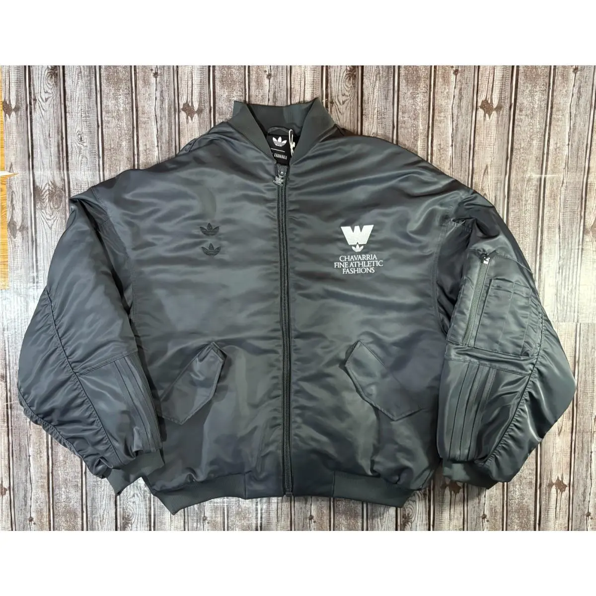 Adidas clothing - WC SATIN BOMBER - SATIN BOMBER - KV2248 - Gray 9