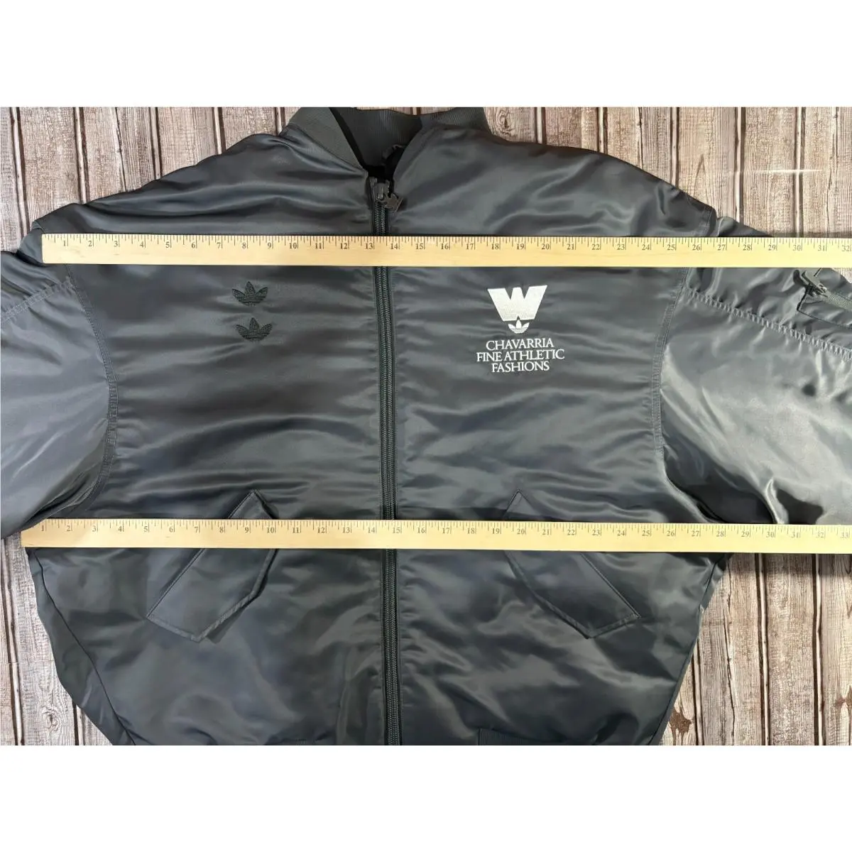 Adidas clothing - WC SATIN BOMBER - SATIN BOMBER - KV2248 - Gray 11
