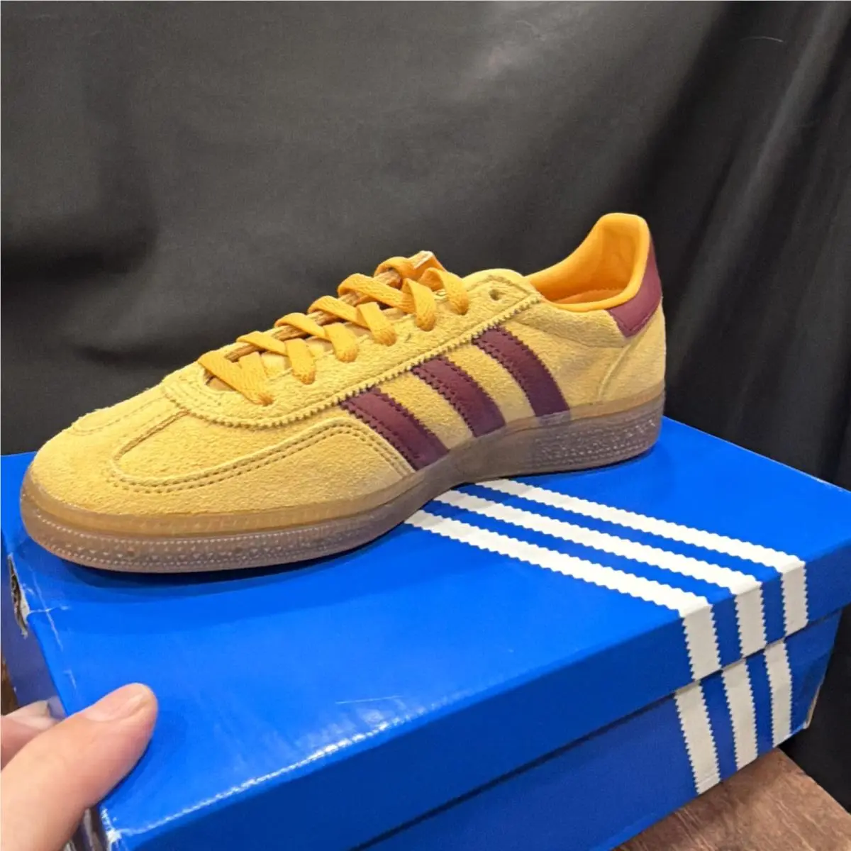 Adidas shoes - adidas Handball - Handball - IH1494 - Yellow, Manufacturer: Preloved Yellow/Shadow Red/Gold Metallic 2