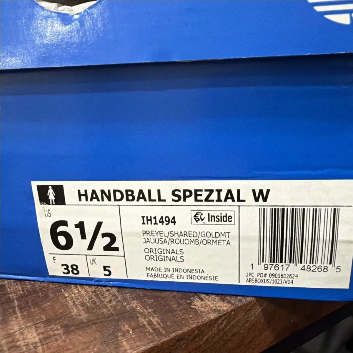 Adidas shoes - adidas Handball - Handball - IH1494 - Yellow, Manufacturer: Preloved Yellow/Shadow Red/Gold Metallic 4