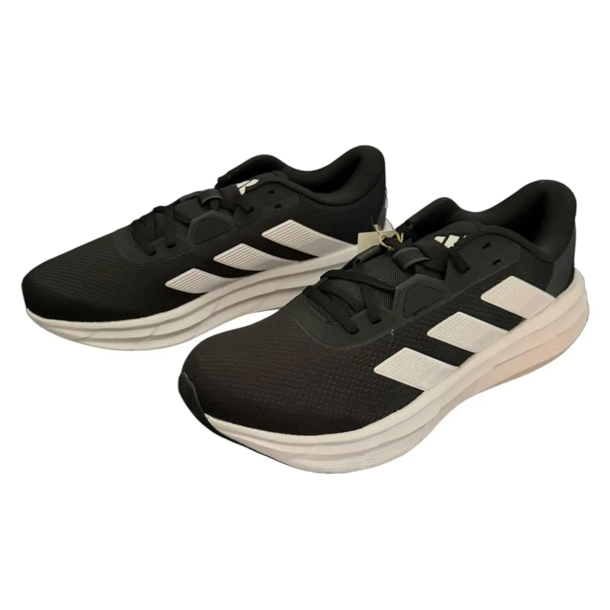 Adidas Mens Back White Galaxy 7 Running Athletic Sneaker Shoes Size 11