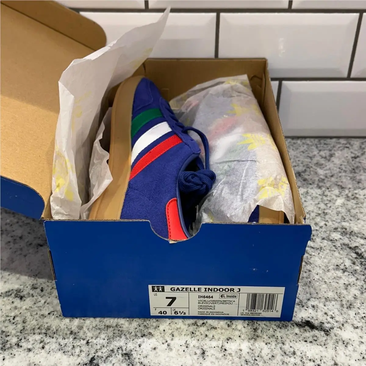 Adidas shoes - adidas Gazelle Indoor J - Gazelle Indoor - Blue 6