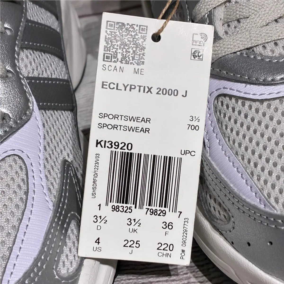 Adidas shoes - Eclyptix 2000 J - Eclyptix - KI3920 - Silver 6