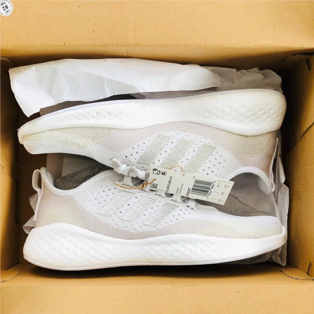 Adidas shoes - adidas Fluidflow - Fluidflow - GX8287 - White 9
