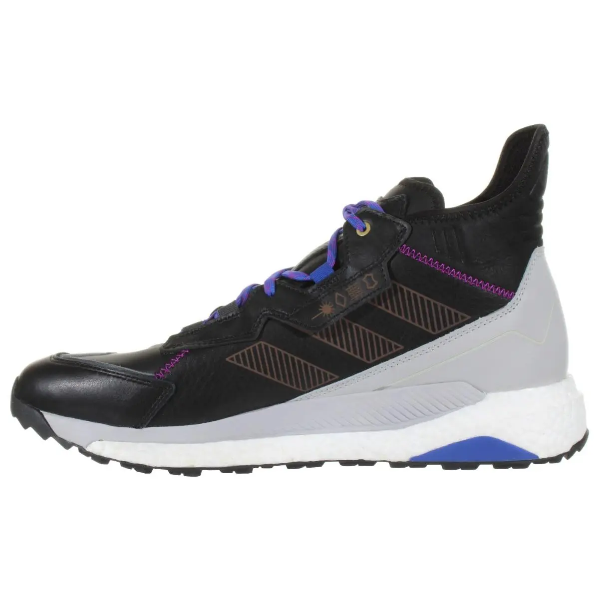 Adidas shoes - Adidas Terrex Free Hyperblue Mid - G55460 - Black, Grey, White (UPC: 191985082683) 2