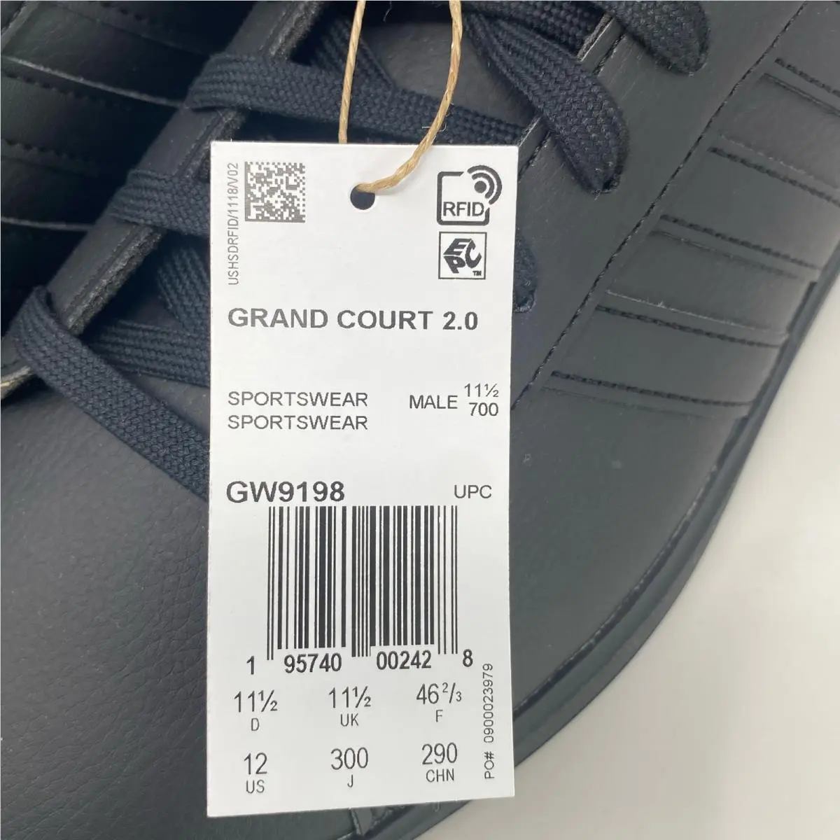 Adidas shoes - Black (UPC: 0195740002428) 1