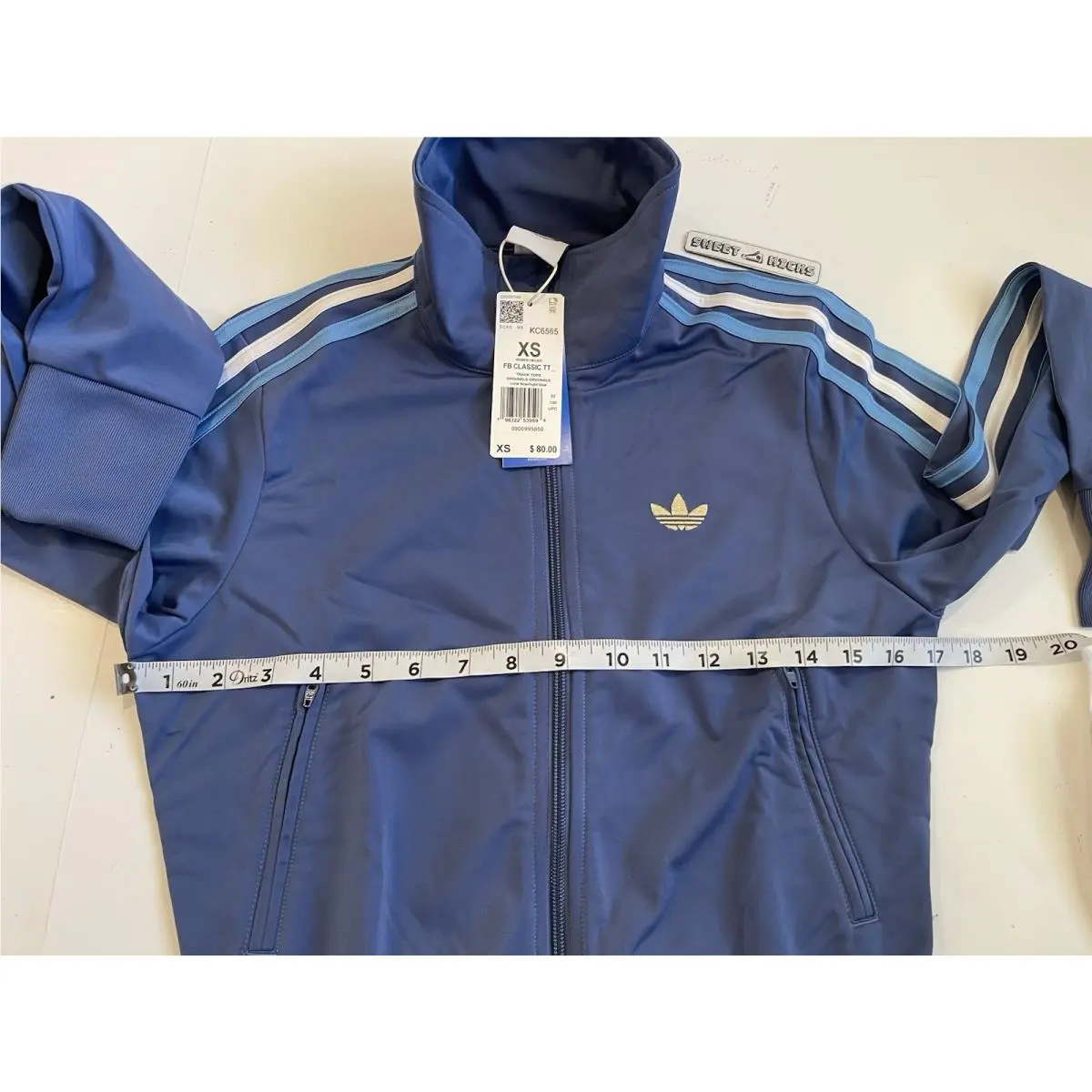 Adidas clothing - adidas Firebird - Firebird - Crew Blue / Light Blue / White 7