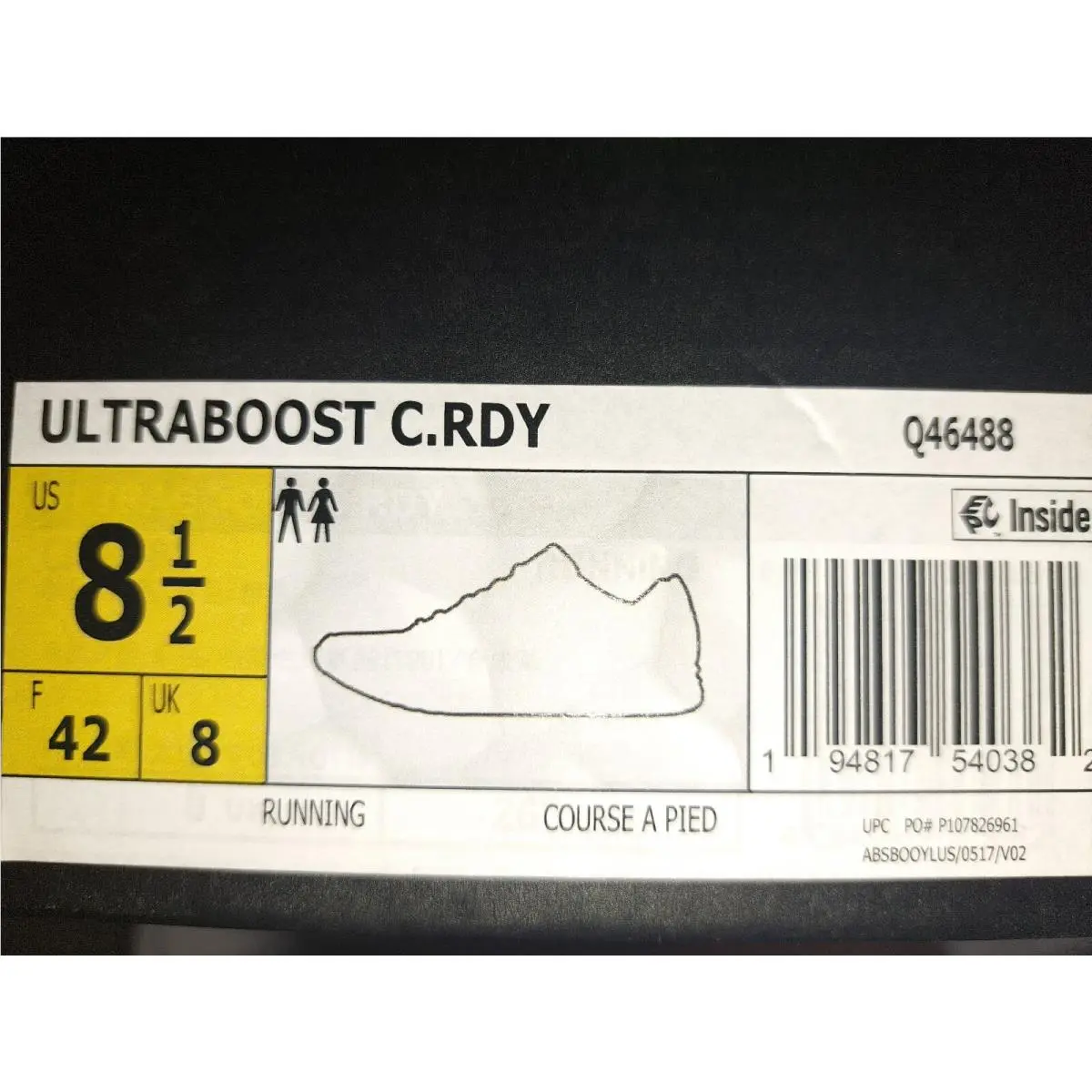 Adidas shoes - adidas UltraBoost C.Rdy - UltraBoost - Q46488 - Black 22
