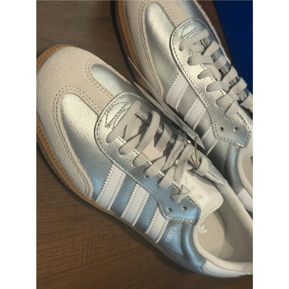Adidas shoes - Samba OG J - Samba - KK2327 - Silver 0